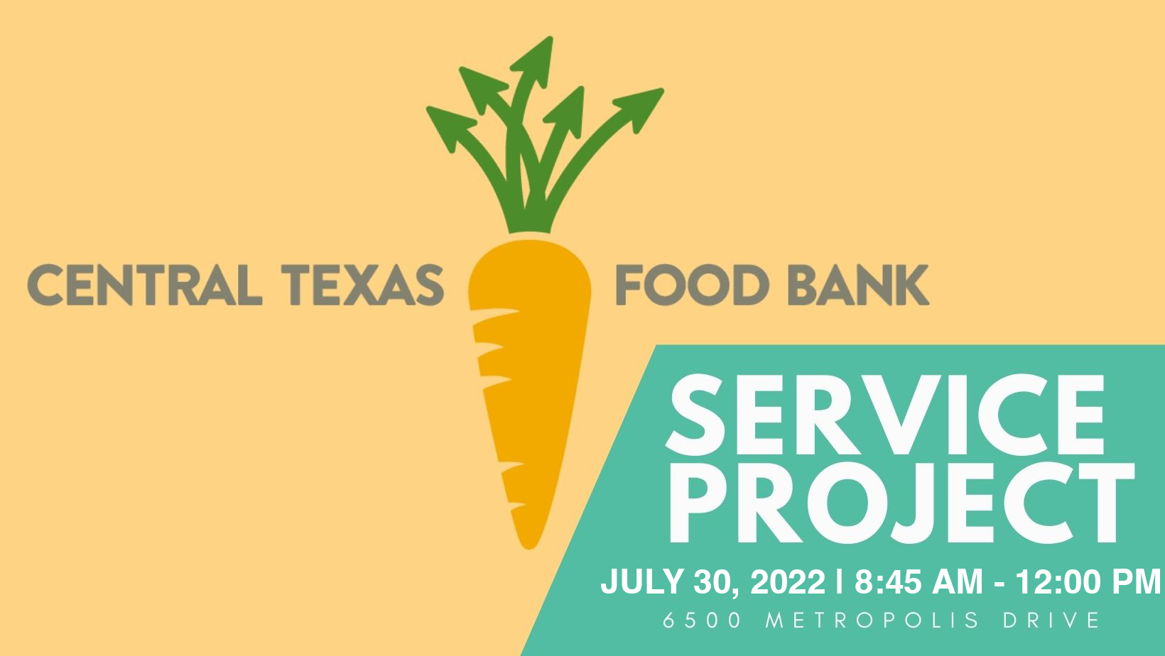 Central Texas Food Bank July Volunteer Service Project Notre Dame